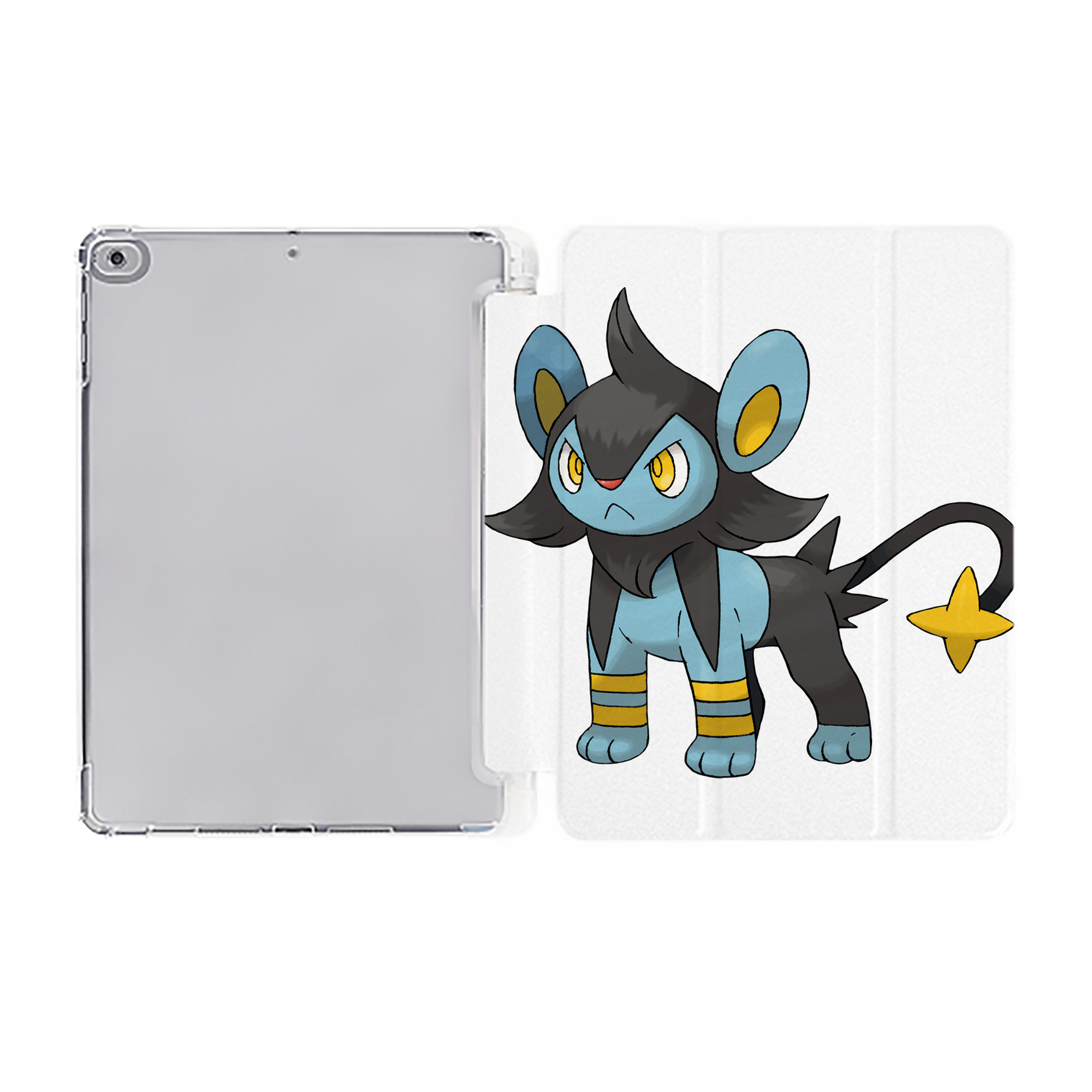 （画像用） ポケットモンスター Pokémon IPad ケース ペン収納付き 三つ折りスタンド PUレザー×シリコン 対応機種9.5/10.5/10.9インチ